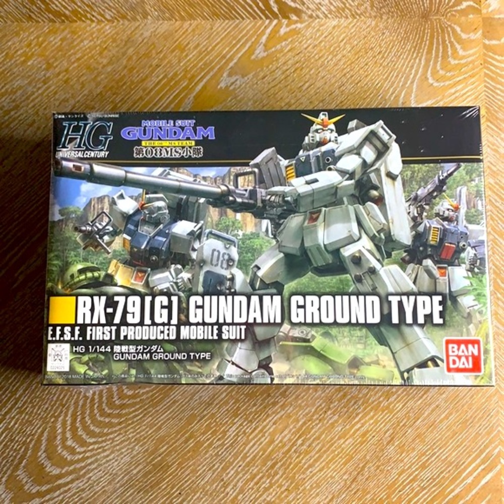 BANDAI Hobby #79 RX-79(G) Gundam Ground Type, Bandai HGUC Action Figure
